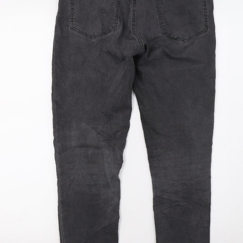 Preworn Womens Grey  Denim Skinny Jeans Size 10 L30 in