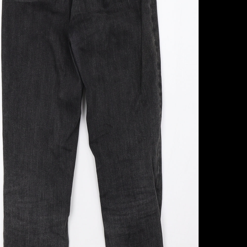 COLLUSION Womens Black  Denim Mom Jeans Size 8 L30 in