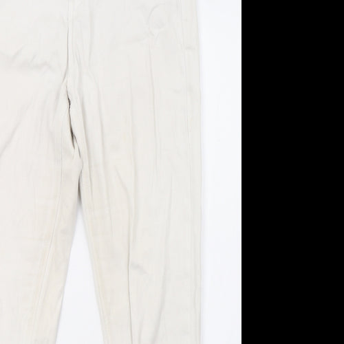 momokrem Womens White  Denim Straight Jeans Size 14 L28 in