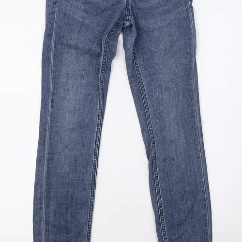 H&M Womens Blue  Denim Skinny Jeans Size 8 L30 in