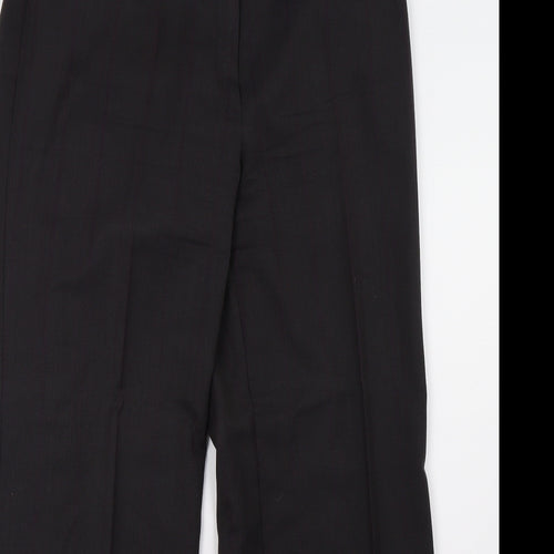 NEXT Womens Black Striped  Trousers  Size 14 L32 in