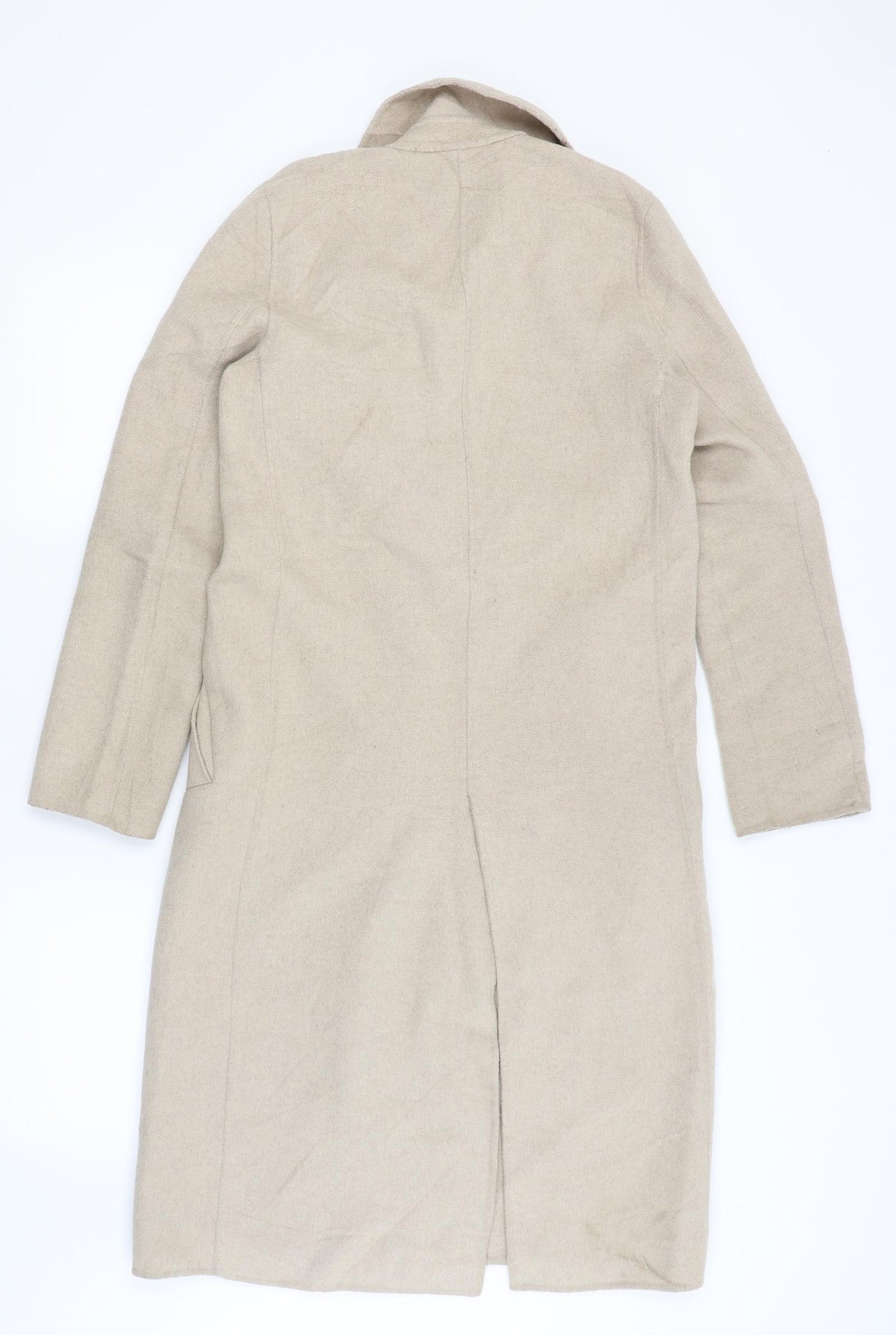 Zara Womens Beige   Overcoat Coat Size XS