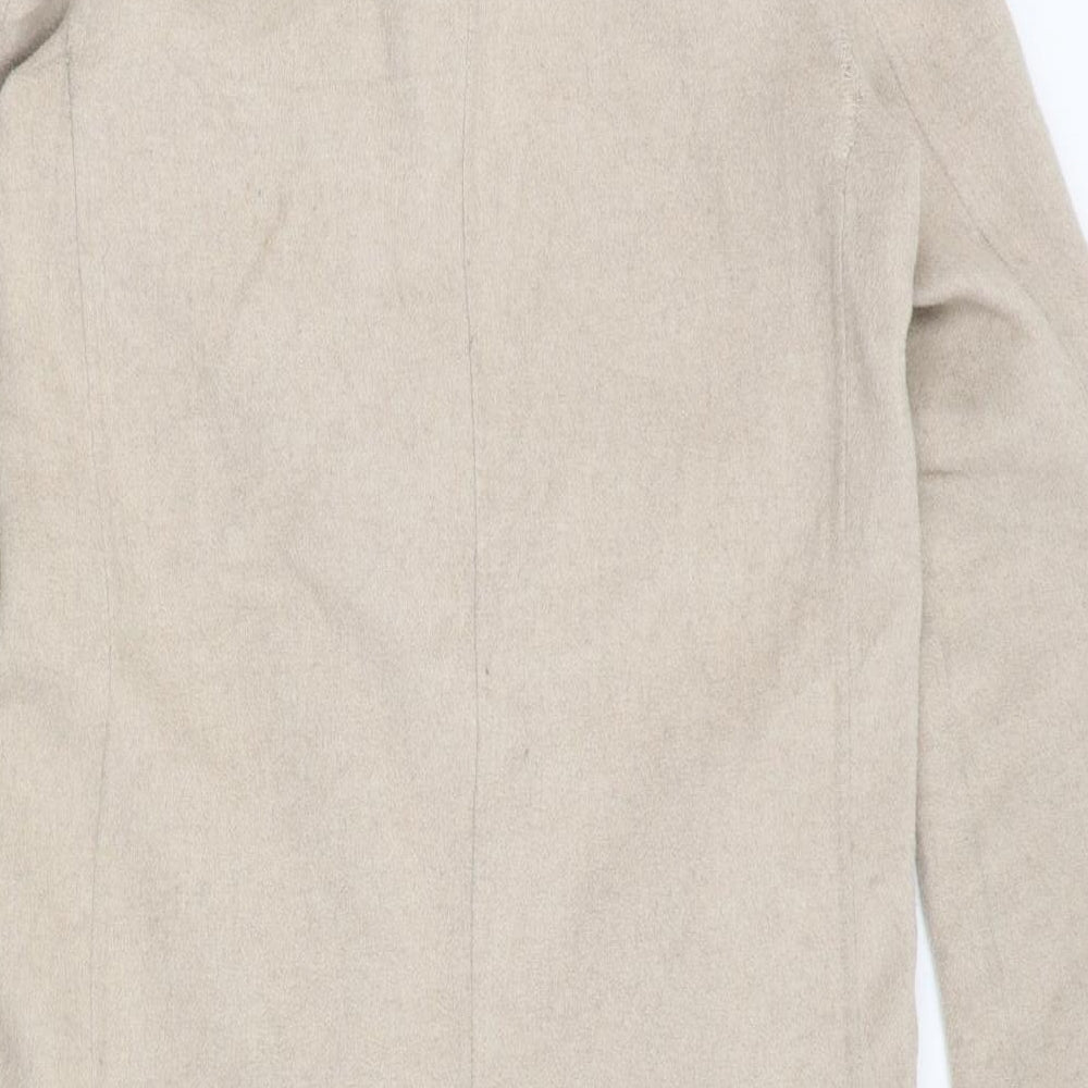Zara Womens Beige   Overcoat Coat Size XS