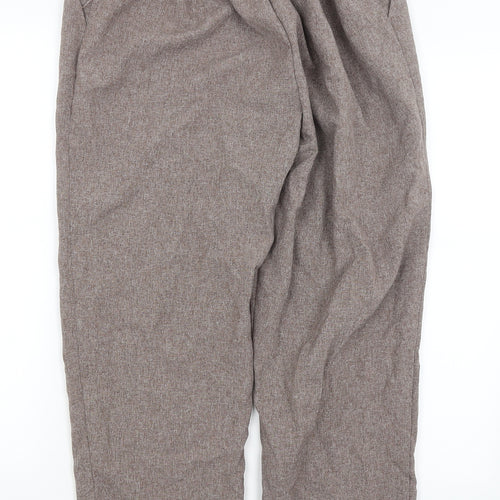 Emma Collection Womens Brown   Trousers  Size 16 L25 in