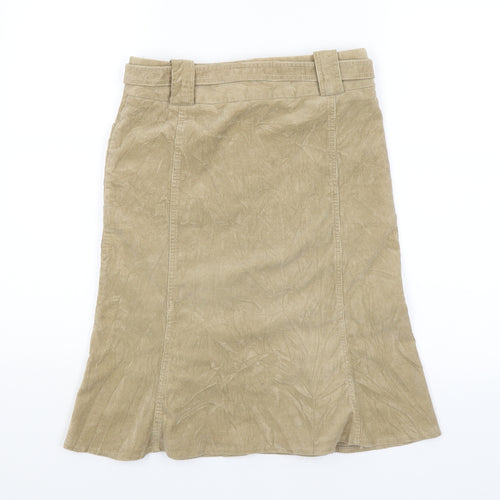 River Island Womens Beige   Flare Skirt Size 10