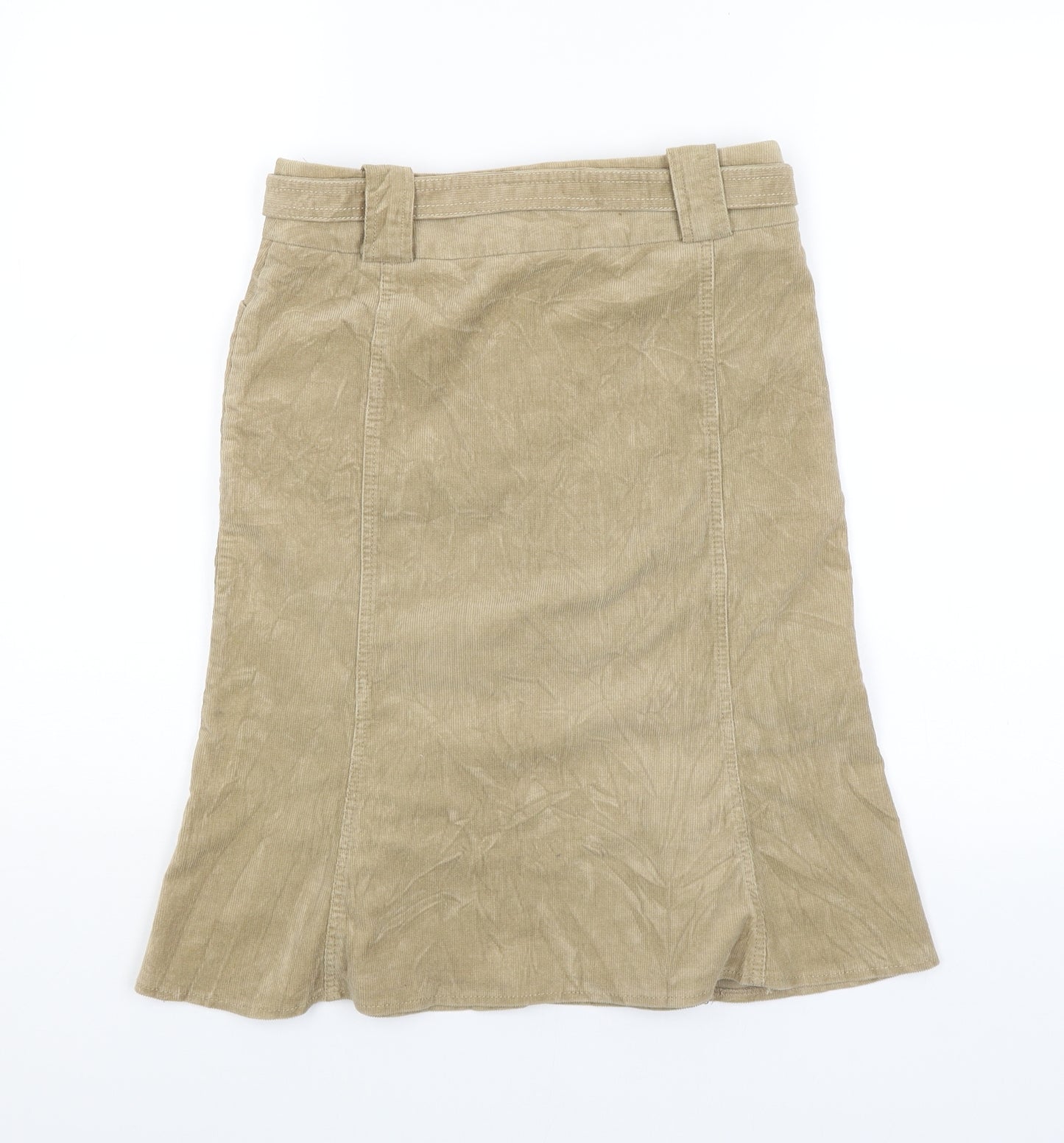 River Island Womens Beige   Flare Skirt Size 10