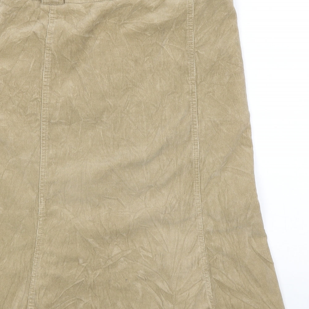 River Island Womens Beige   Flare Skirt Size 10