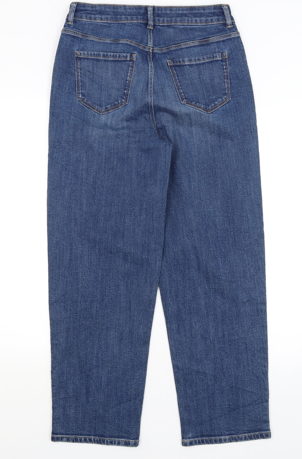 TU Womens Blue   Wide-Leg Jeans Size 12 L27 in