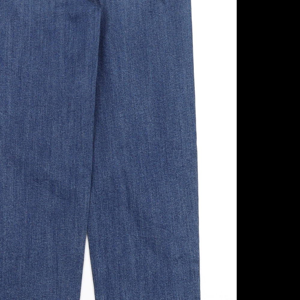 TU Womens Blue   Wide-Leg Jeans Size 12 L27 in