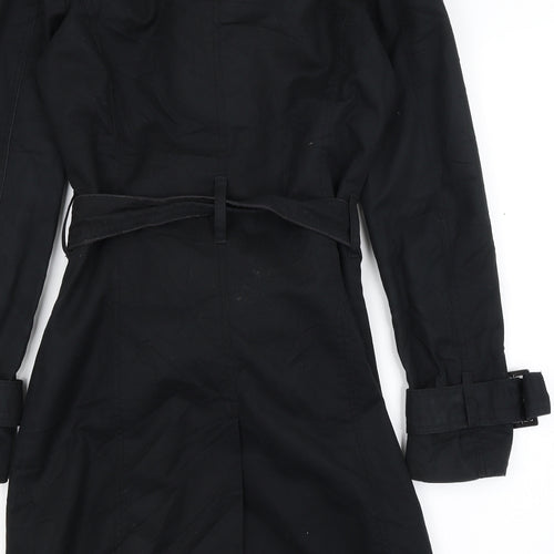 Oasis Womens Black   Overcoat Coat Size S
