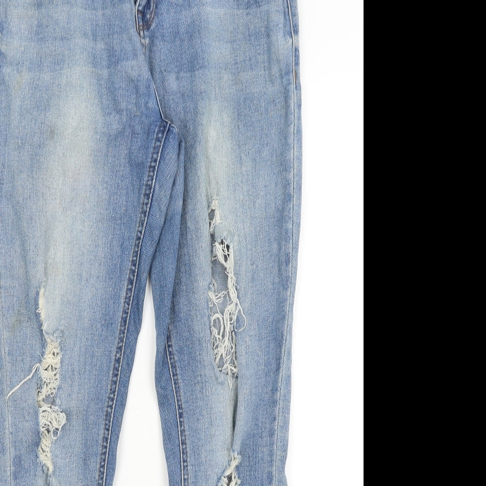 Missguided Womens Blue   Skinny Jeans Size 12 L27 in