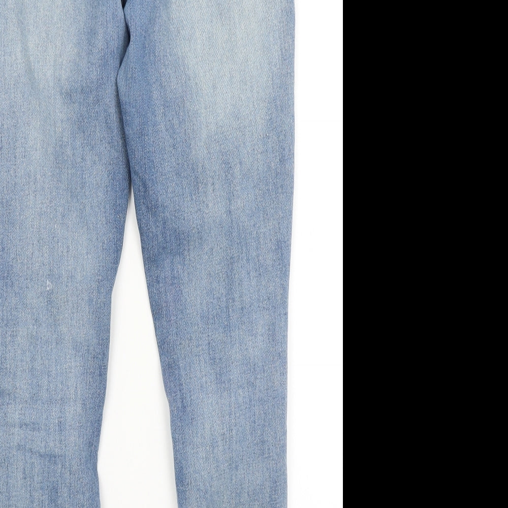 Missguided Womens Blue   Skinny Jeans Size 12 L27 in