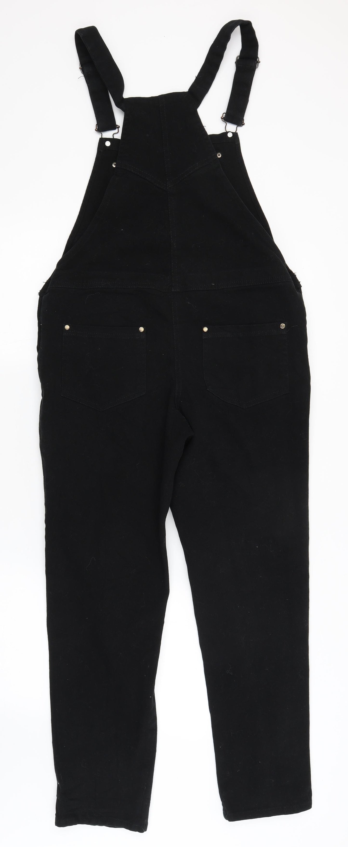 ASOS Womens Black   Dungaree One-Piece Size 12 L26 in
