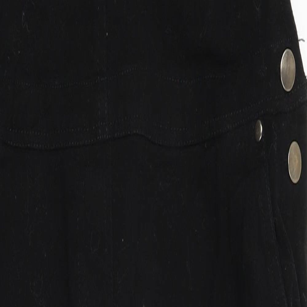 ASOS Womens Black   Dungaree One-Piece Size 12 L26 in