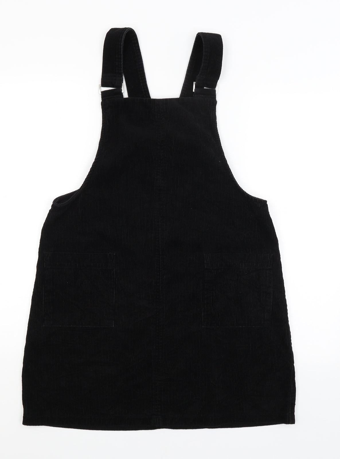 New Look Womens Black   Pinafore/Dungaree Dress  Size 12