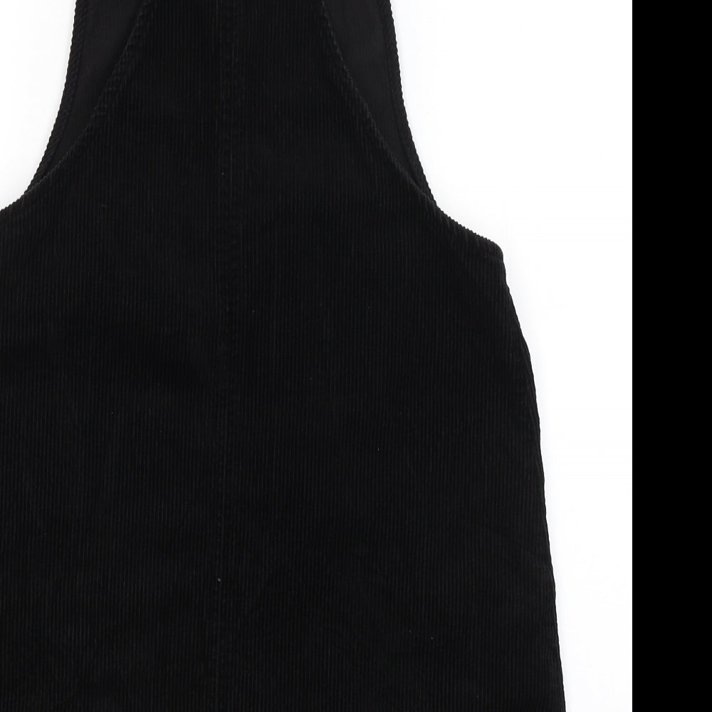 New Look Womens Black   Pinafore/Dungaree Dress  Size 12