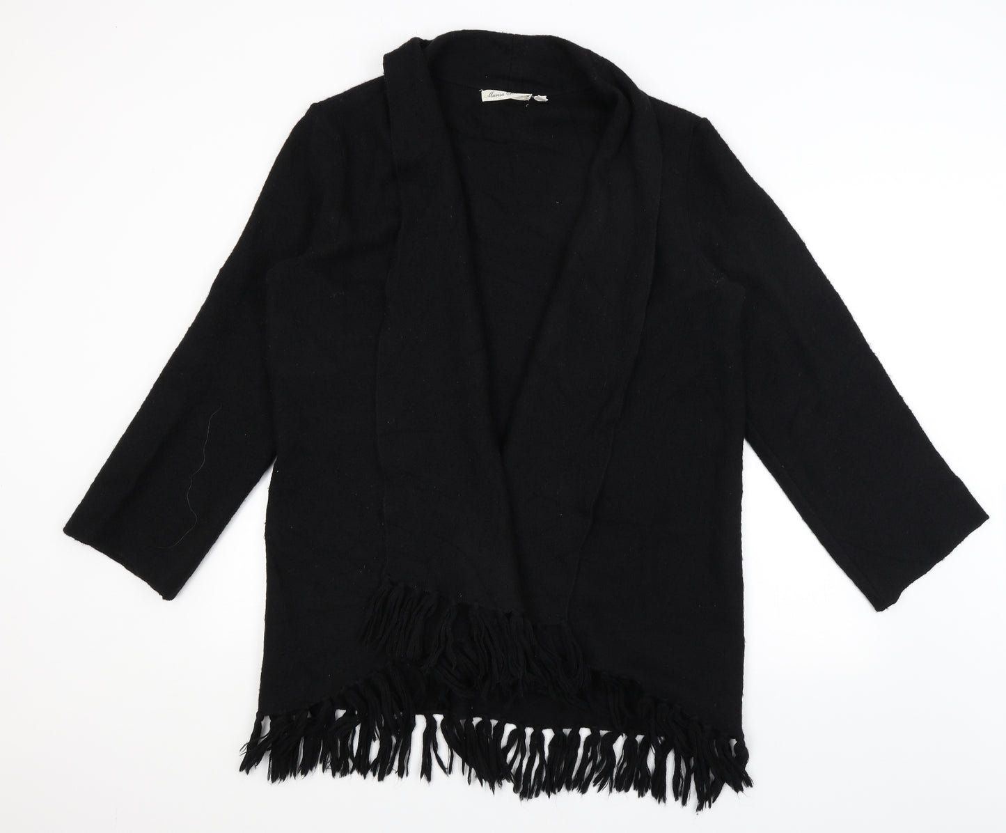 Marisa Christina Womens Black   Wrap Jumper Size 16