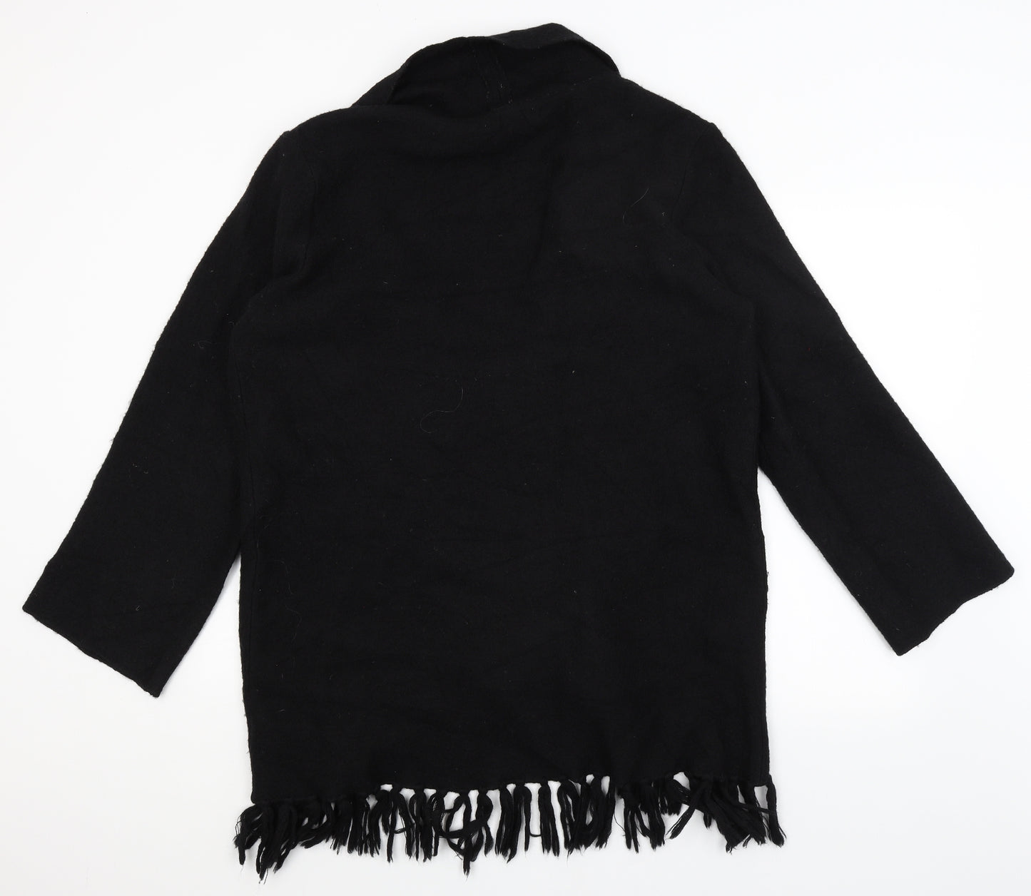 Marisa Christina Womens Black   Wrap Jumper Size 16