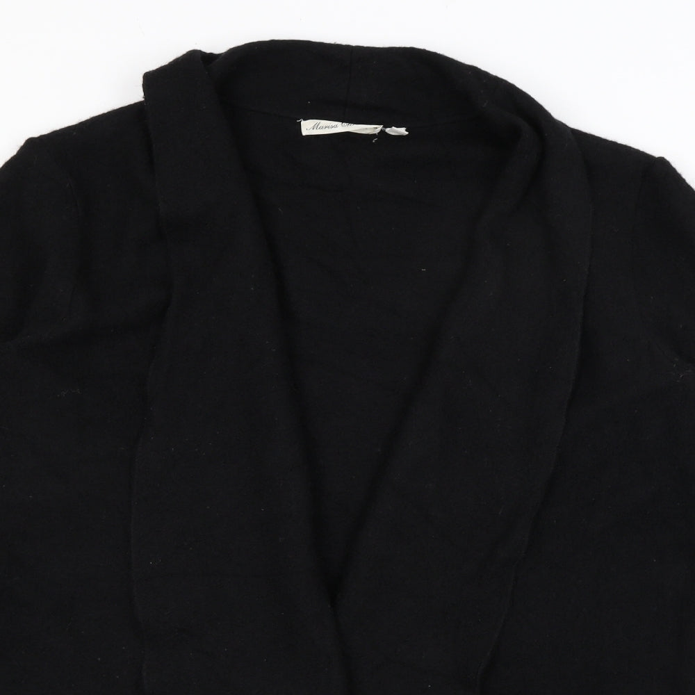 Marisa Christina Womens Black   Wrap Jumper Size 16