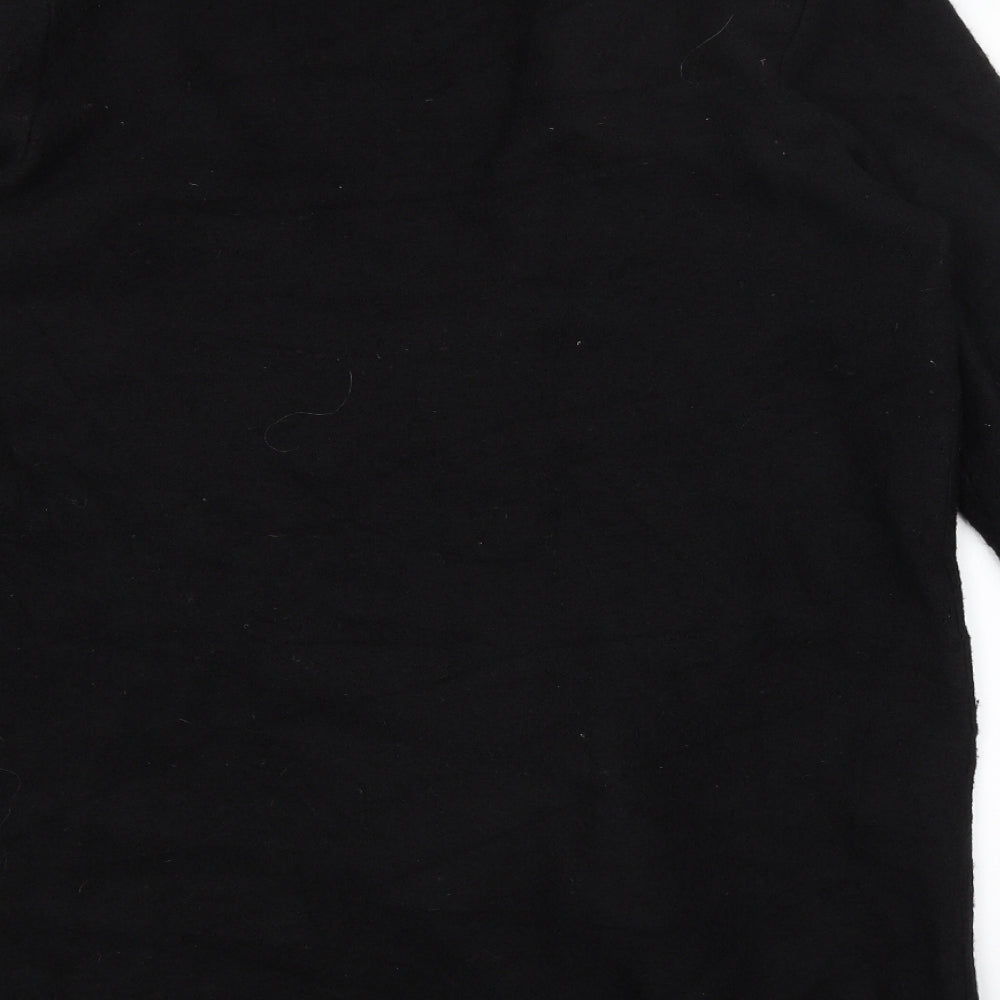 Marisa Christina Womens Black   Wrap Jumper Size 16