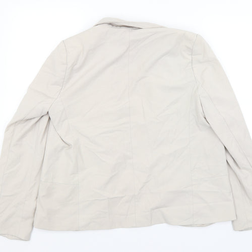 Topshop Womens Ivory   Jacket Blazer Size 12