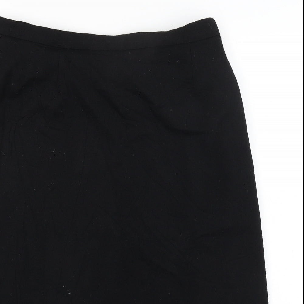 Glenlu Womens Black   A-Line Skirt Size 20