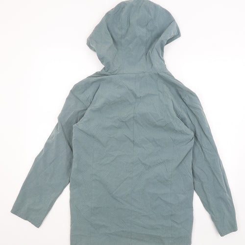 Astraka Womens Blue   Rain Coat Coat Size S