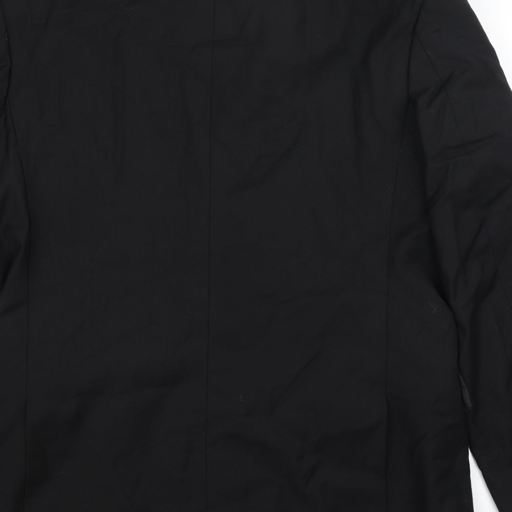 Taylor & Quiff Mens Black   Jacket Blazer Size L