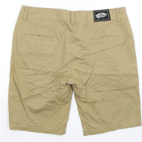 VANS Mens Beige   Chino Shorts Size 36 in