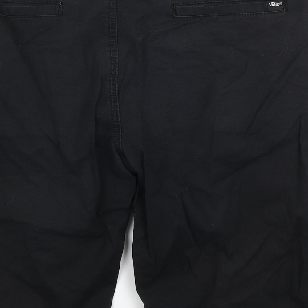 VANS Mens Black   Chino Shorts Size 36 in