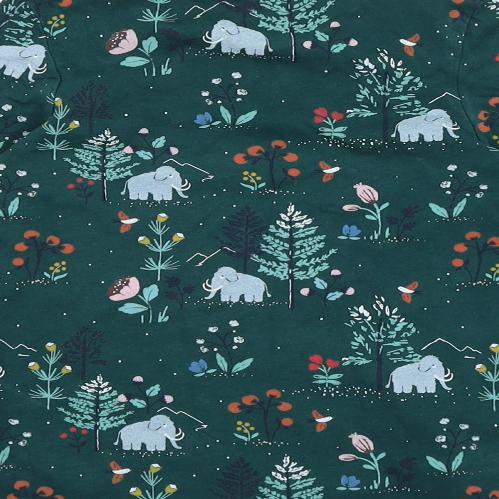 M&S Girls Green   Basic T-Shirt Size 5-6 Years  - Mammoth Scene