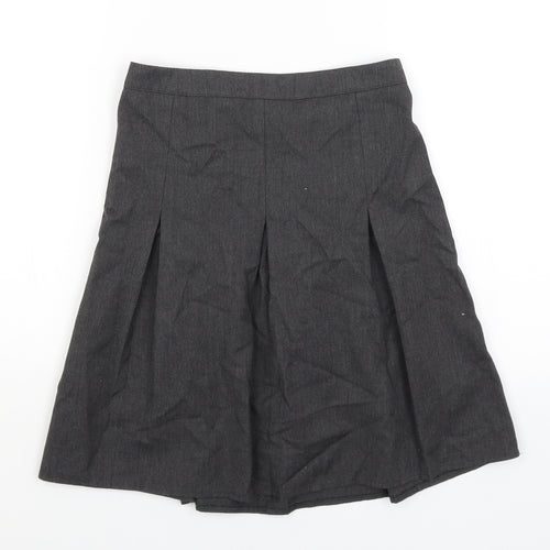 George Girls Grey   Pleated Skirt Size 10-11 Years