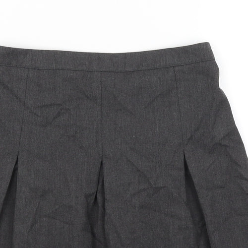 George Girls Grey   Pleated Skirt Size 10-11 Years