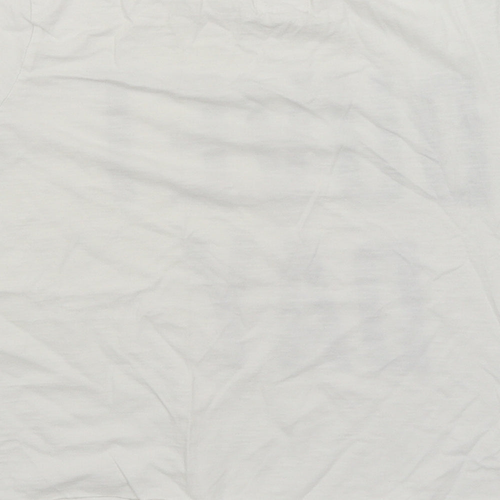 NEXT Womens White   Basic T-Shirt Size 12  - Duvet Day