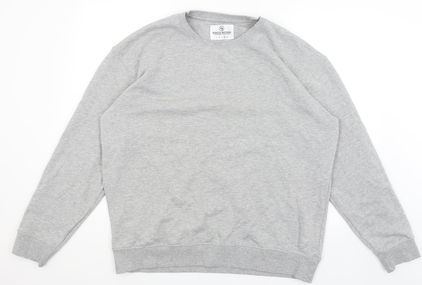 Burgess Brothers Mens Grey   Pullover Jumper Size XL