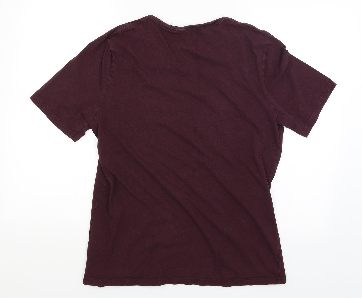 M&S Mens Red    T-Shirt Size L