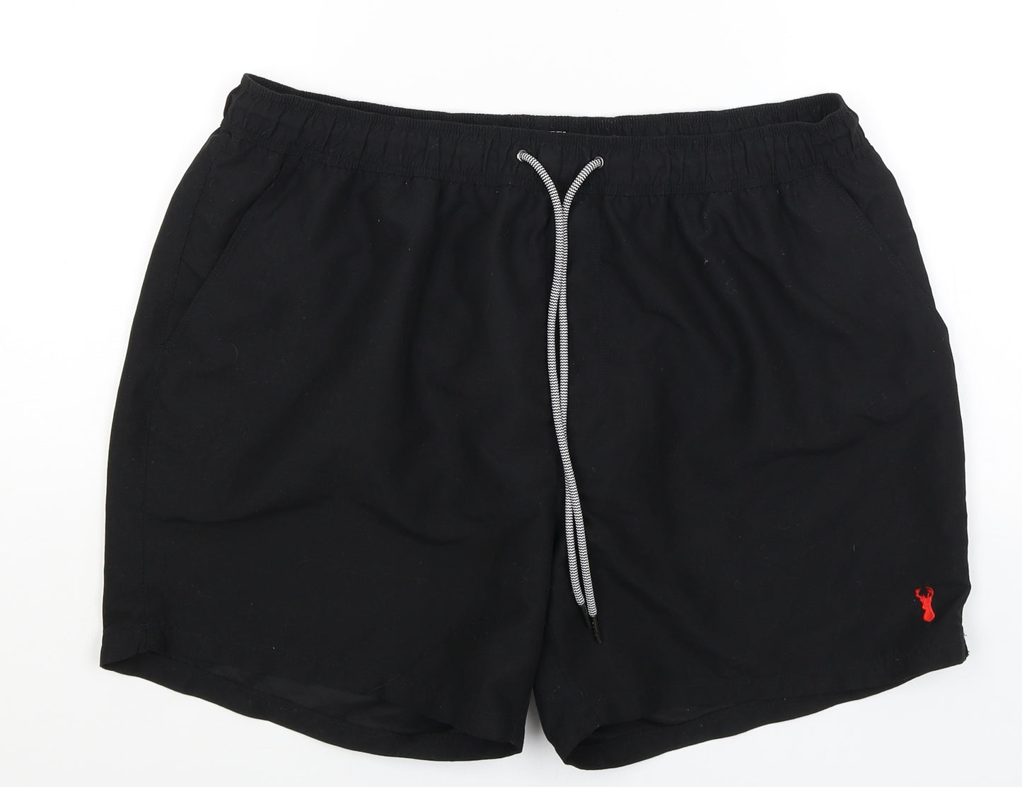 NEXT Mens Black   Athletic Shorts Size XL - Swim