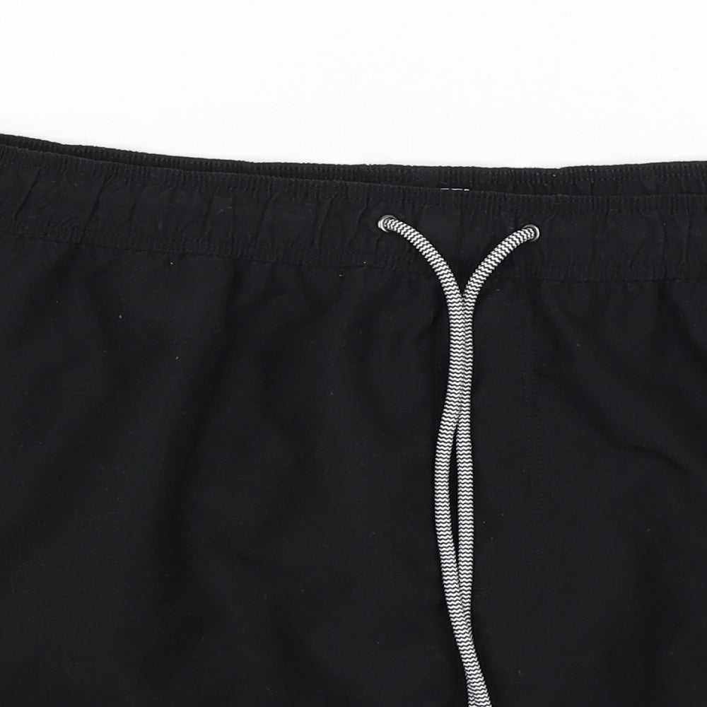 NEXT Mens Black   Athletic Shorts Size XL - Swim