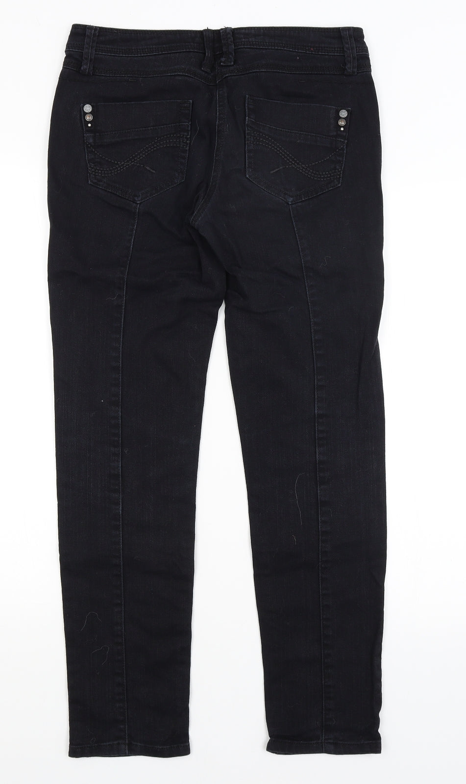 NEXT Womens Black   Skinny Jeans Size 10 L28 in
