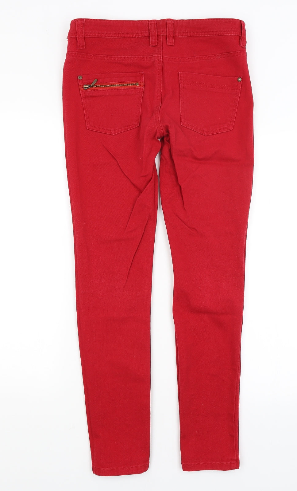 NEXT Womens Red   Skinny Jeans Size 8 L28.5 in