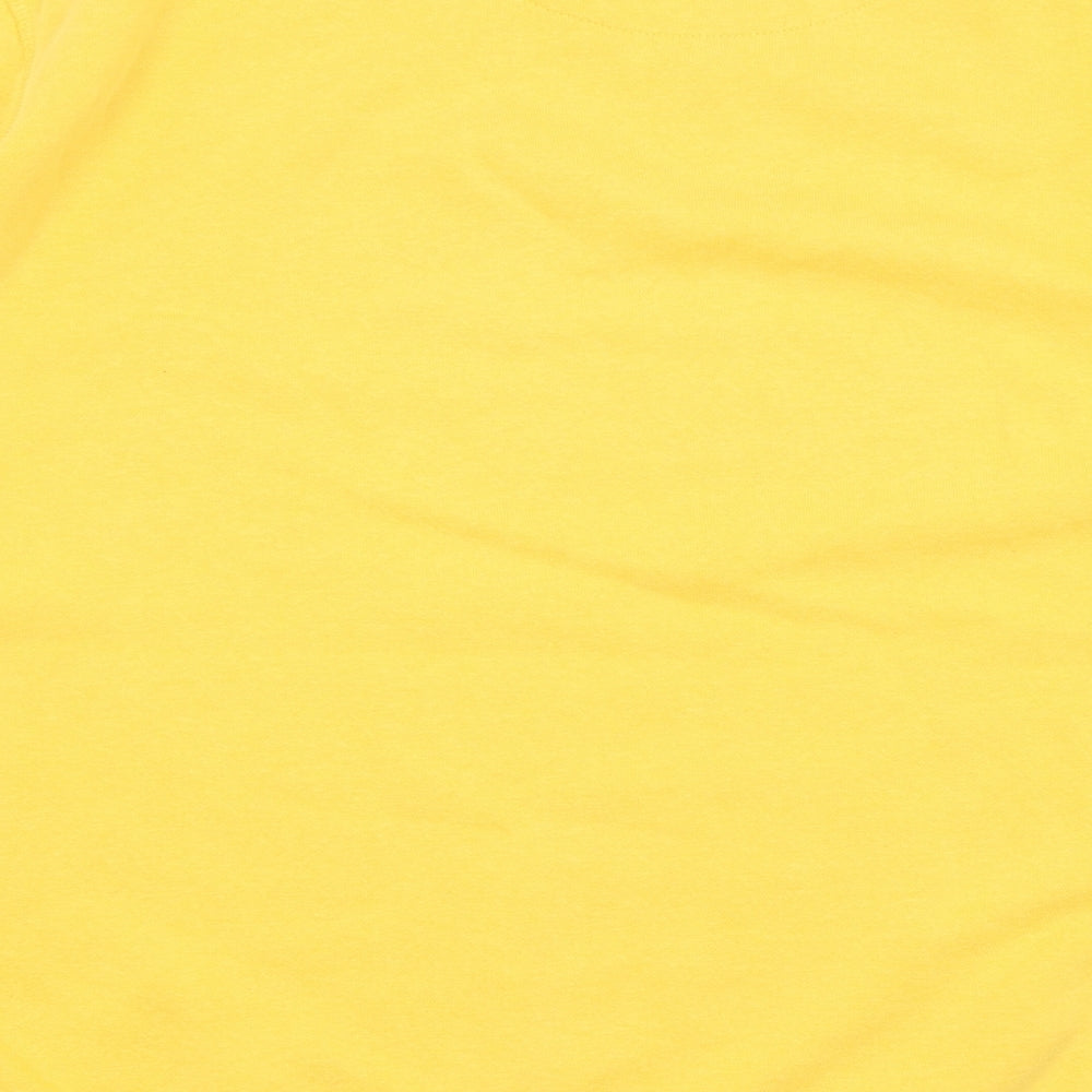 H&M Mens Yellow   Pullover Jumper Size XL