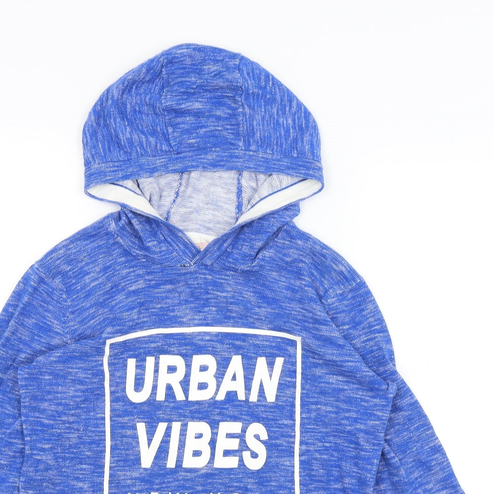 H&M Girls Blue   Pullover Hoodie Size 11-12 Years  - Urban Vibes