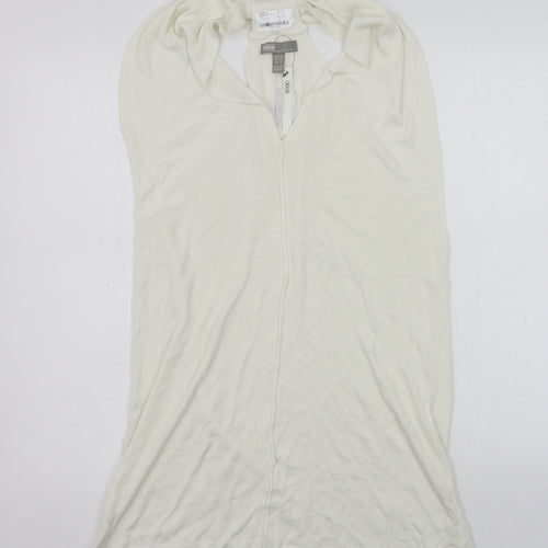 ASOS Womens White   Jumper Dress  Size 8