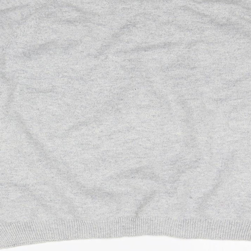 Marks and Spencer Womens Grey Floral  Pullover Jumper Size XL