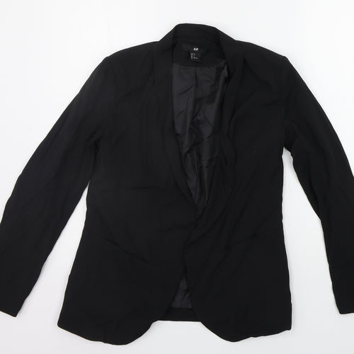 H&M Womens Black   Jacket Coat Size 4
