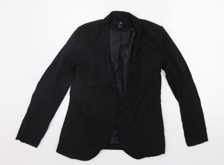 H&M Womens Black   Jacket Coat Size 4