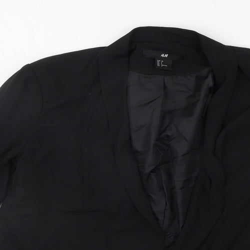 H&M Womens Black   Jacket Coat Size 4