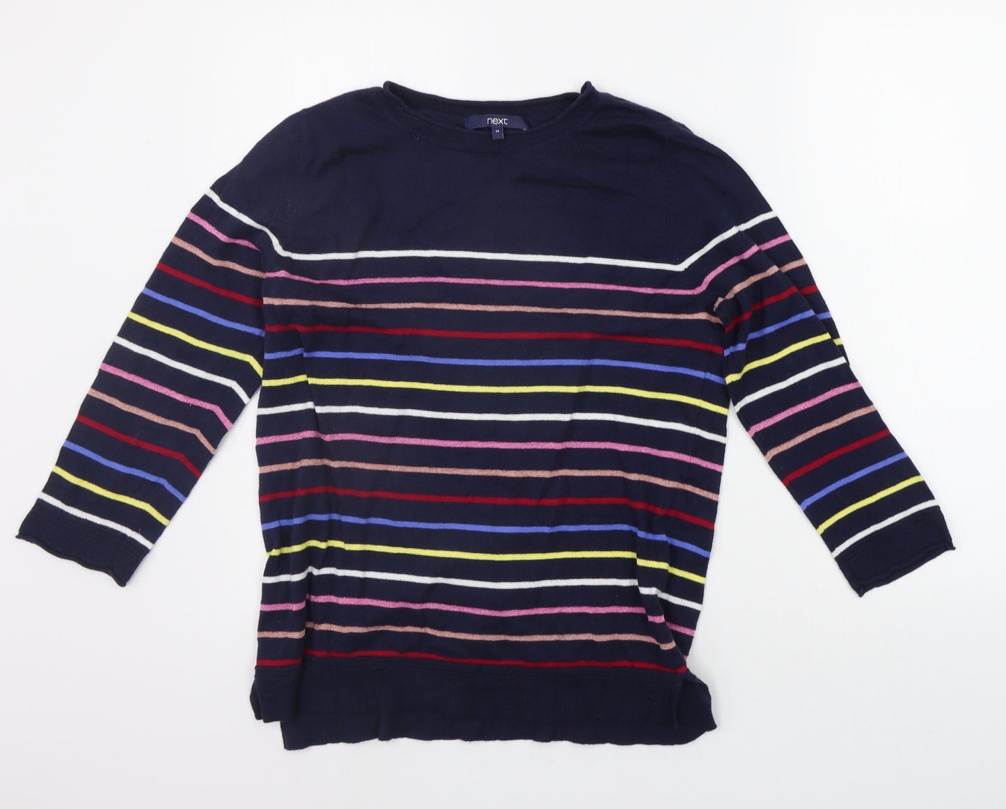 NEXT Womens Blue Striped  Pullover Jumper Size 14