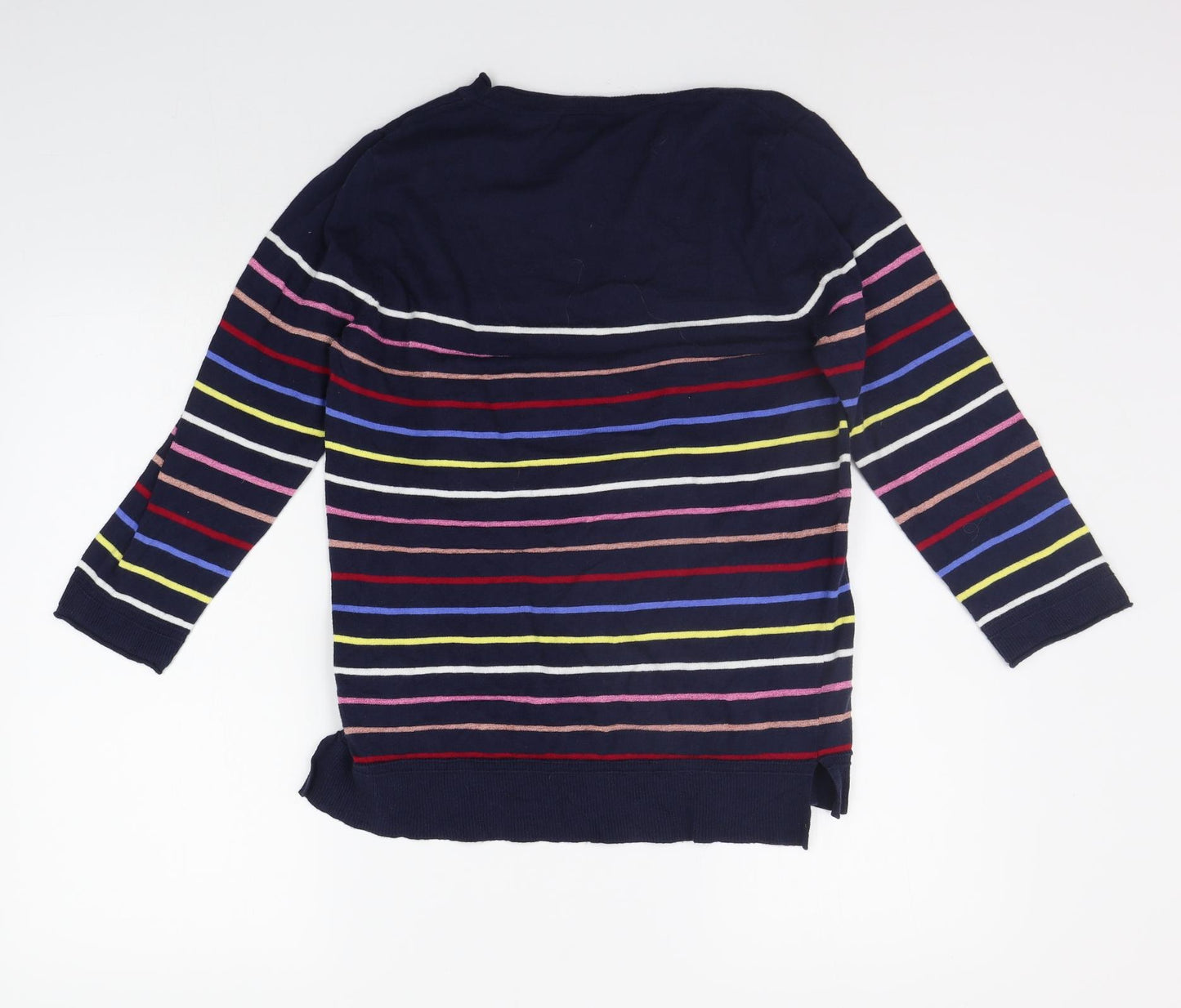 NEXT Womens Blue Striped  Pullover Jumper Size 14