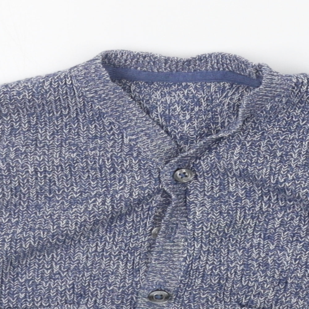 Marks and Spencer Boys Blue   Cardigan Jumper Size 9-12 Months